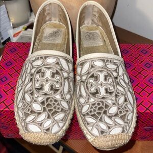 Tory Burch Rhea Ivory espadrille